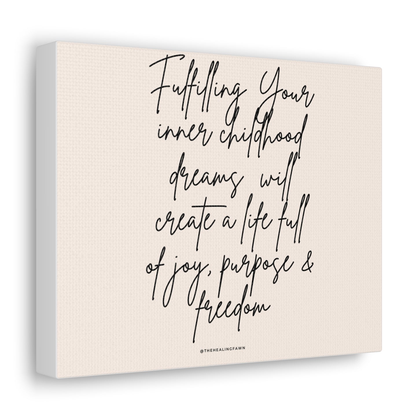 Inner Child Affirmation Canvas