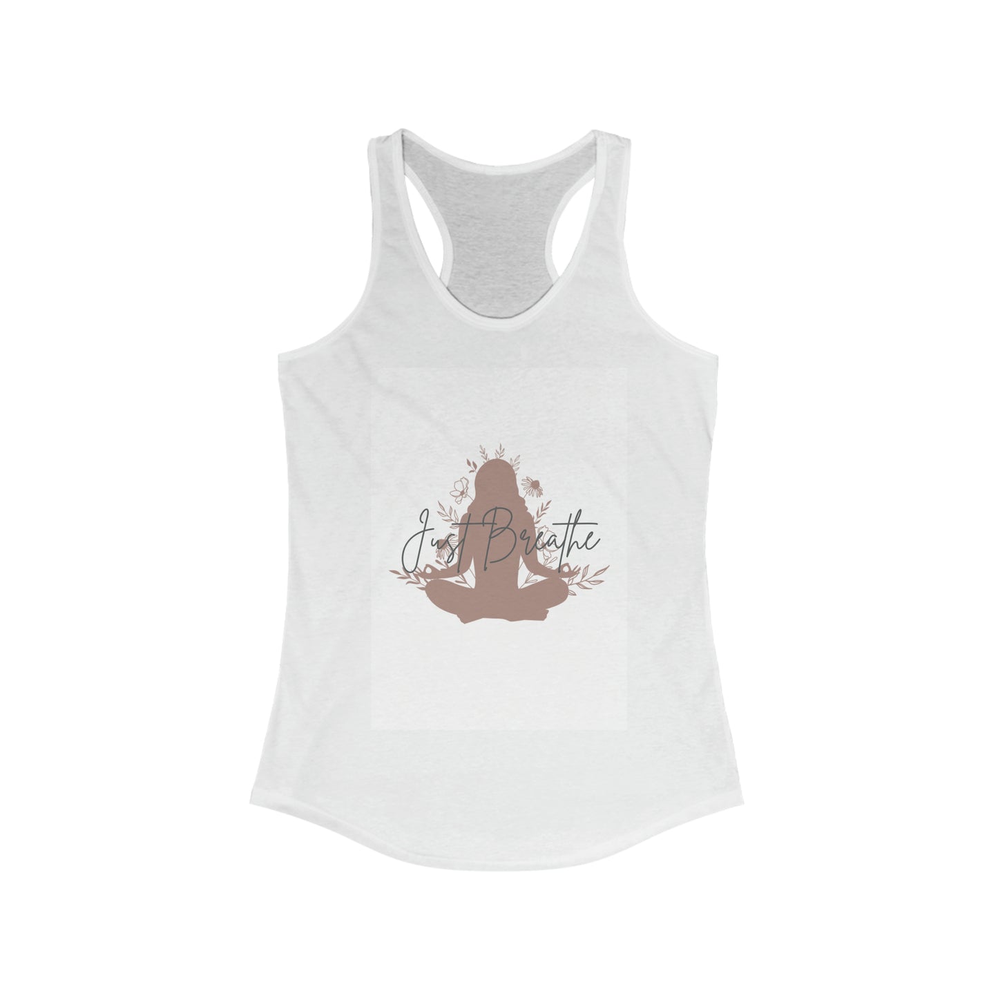 Just Breathe  Racerback Tank