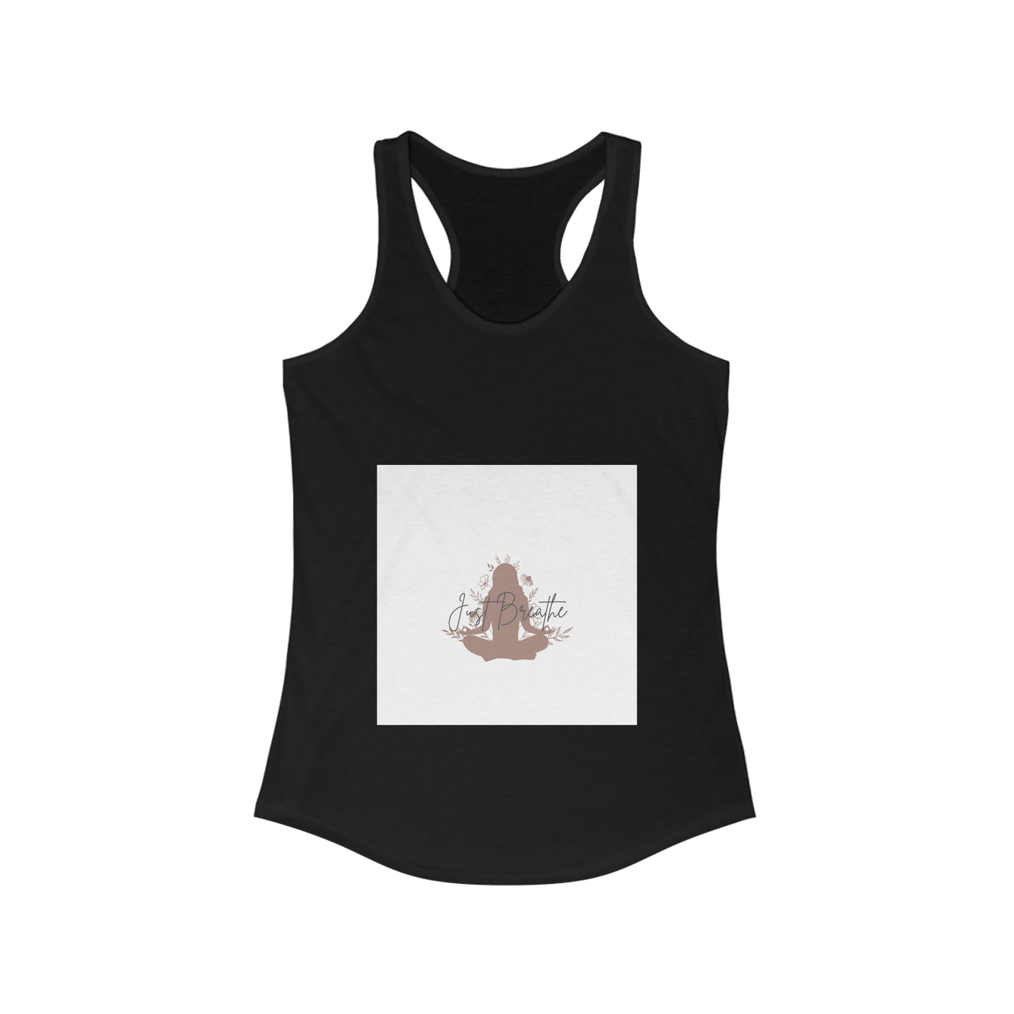 Just Breathe Racerback Tank