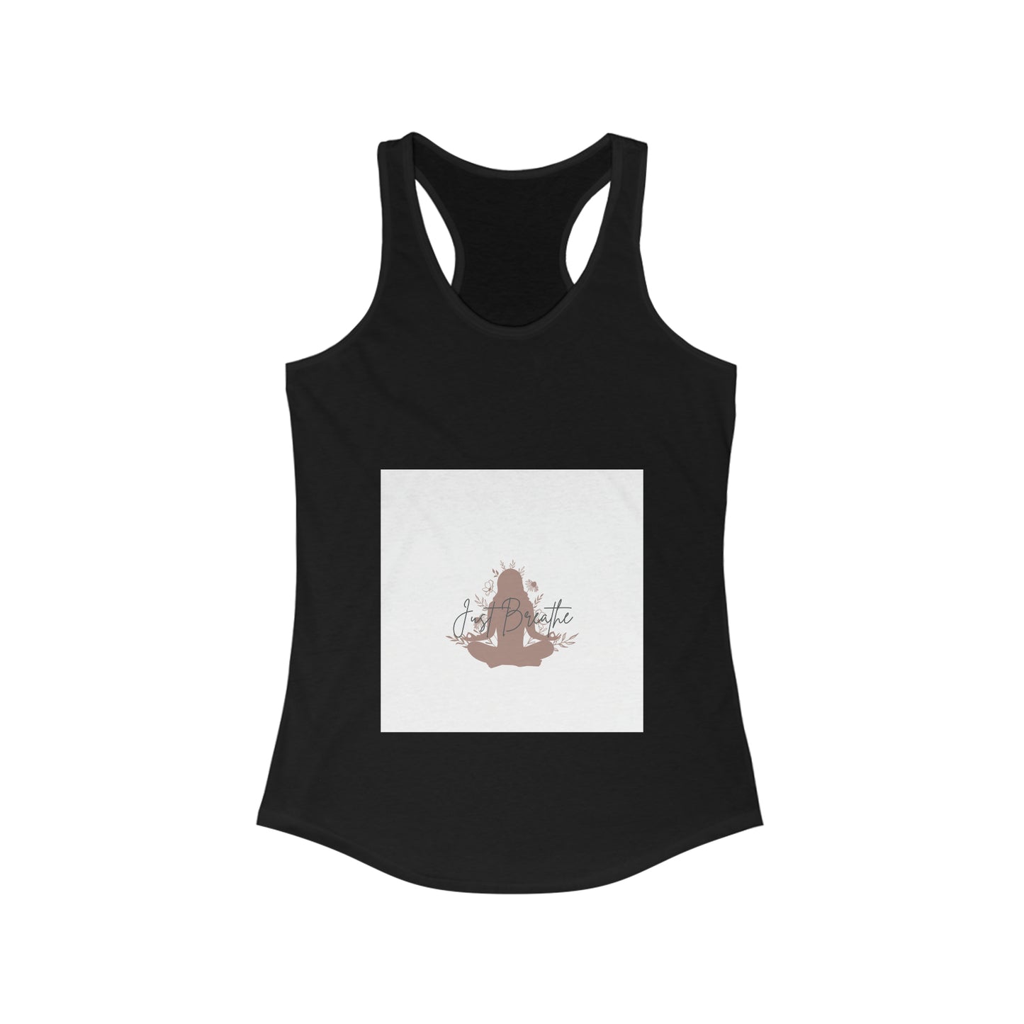 Just Breathe  Racerback Tank