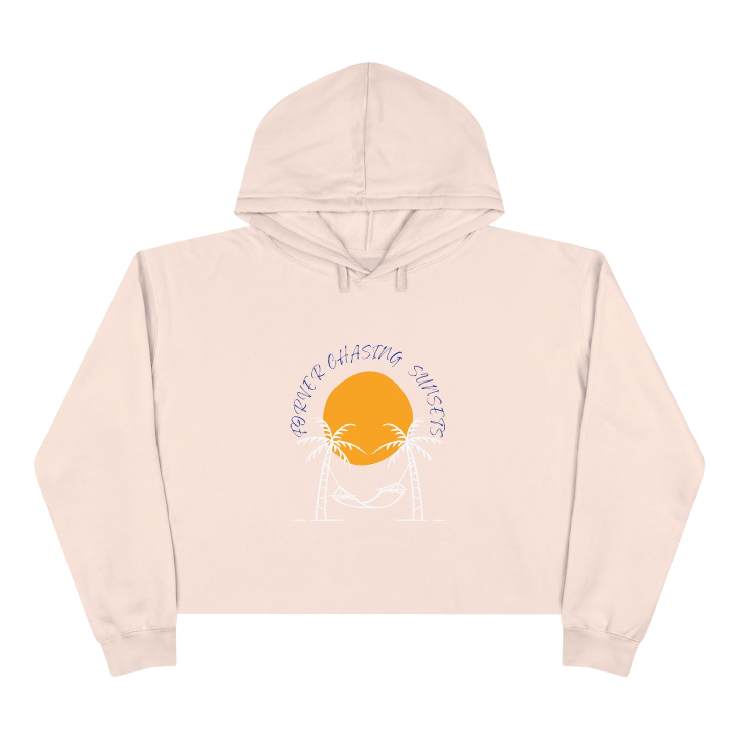 Forever Chasing Sunsets Crop top Hoodie