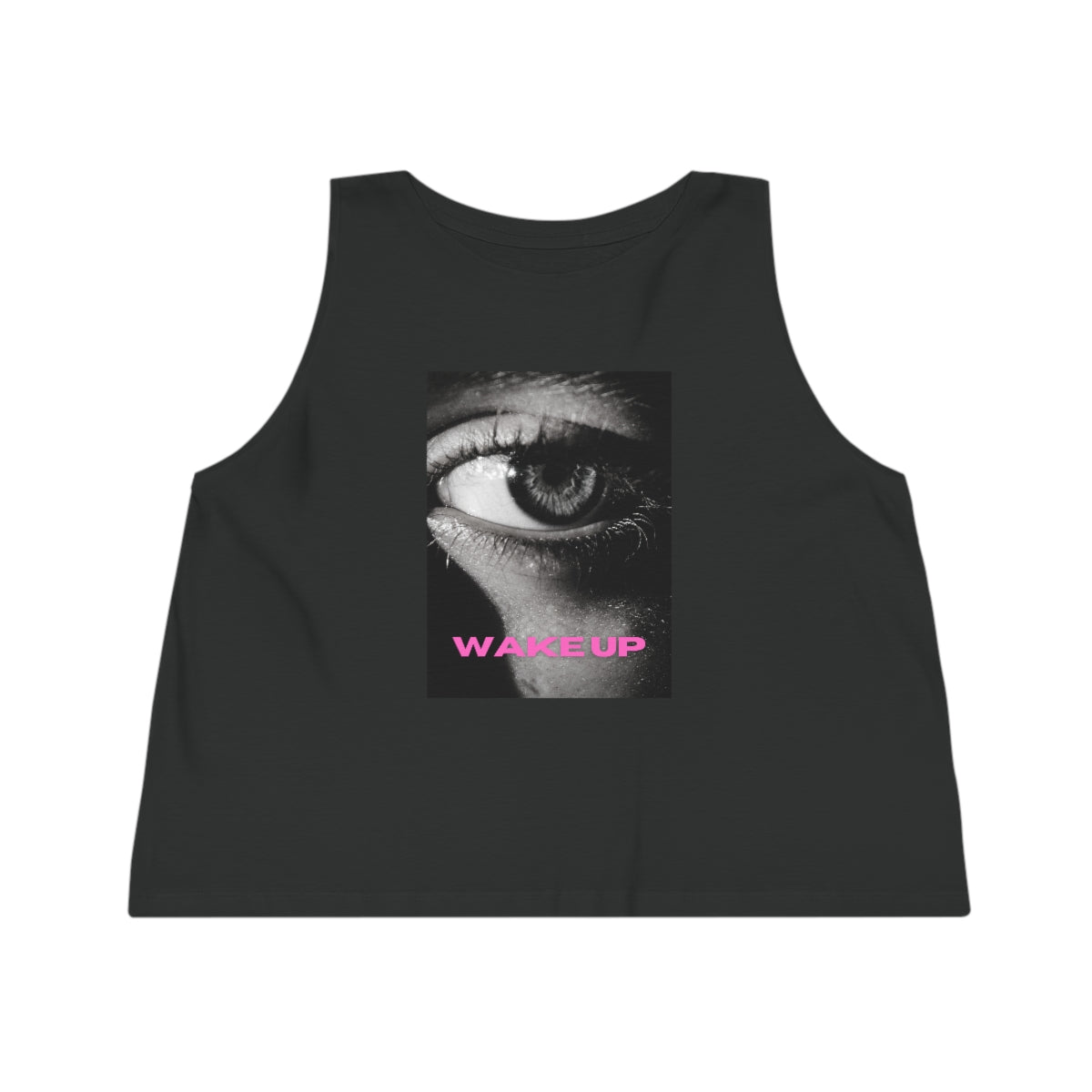 WAKE UP! Cropped Tank Top