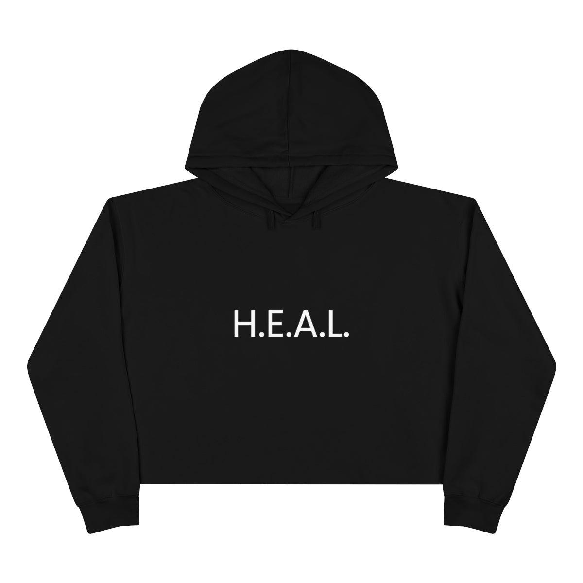 Healing Fawn; HEAL Crop Top Hoodie