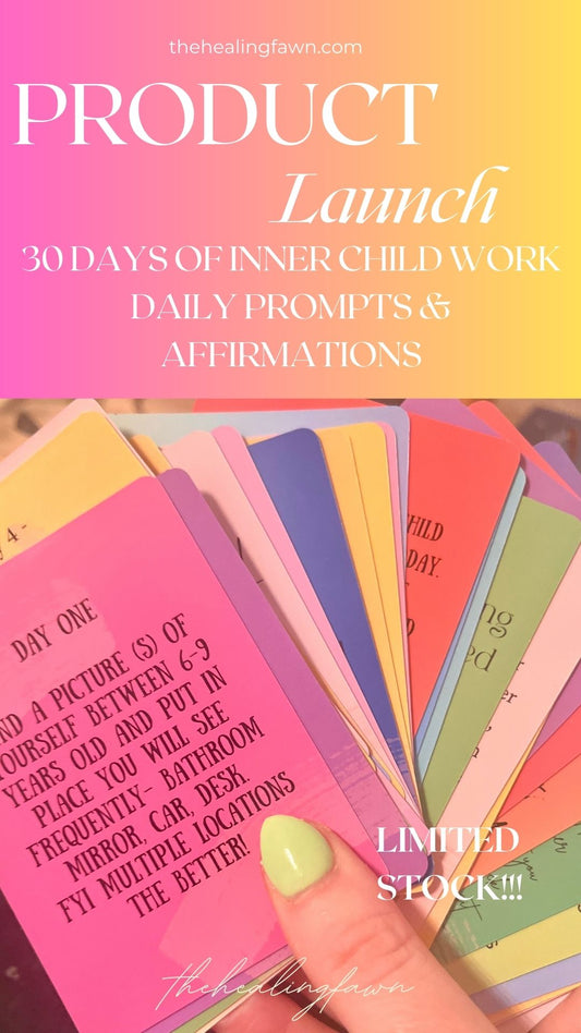 30 days of Guided Inner Child Work Prompts & Affirmations