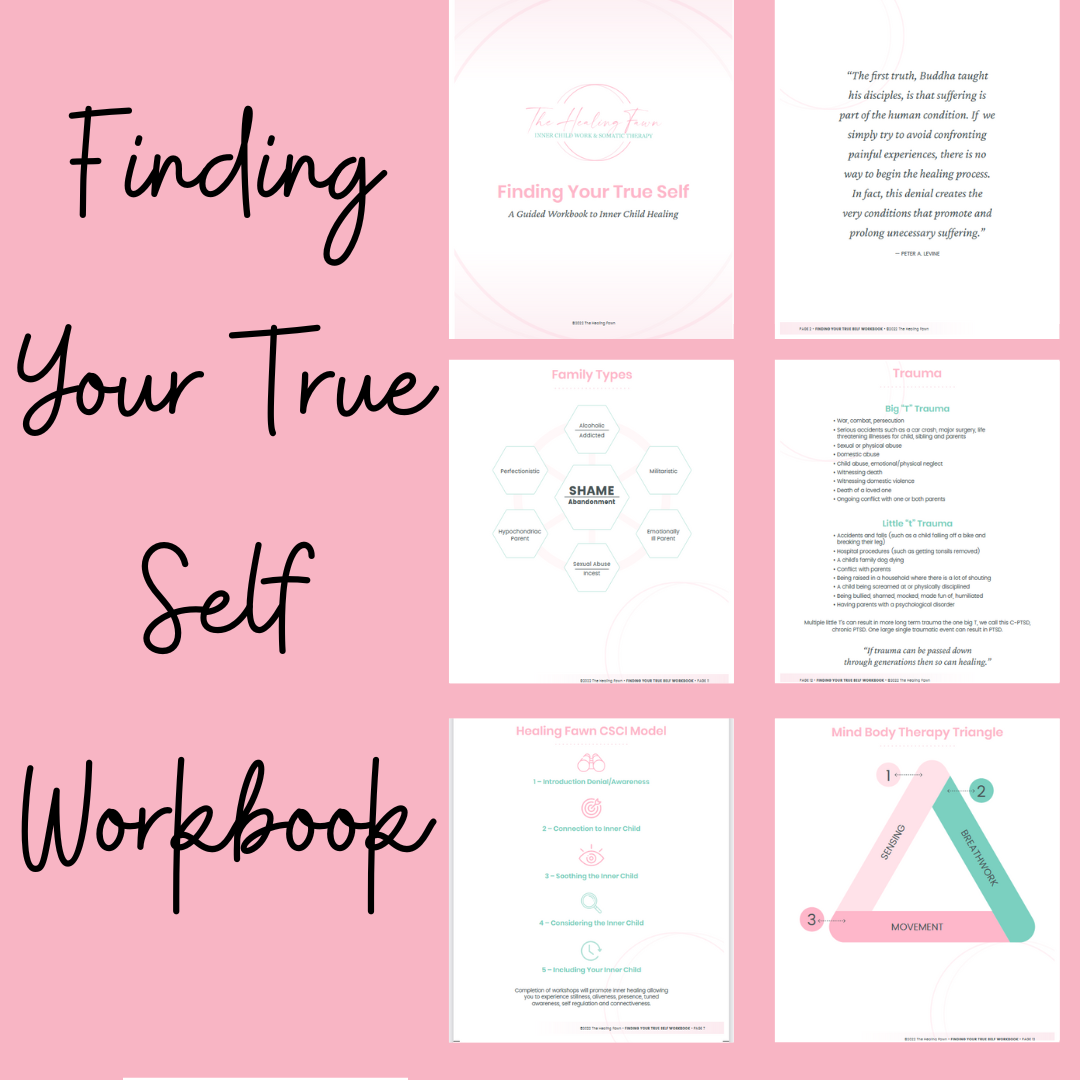 Finding Your True Self Workbook Instant Digital Download